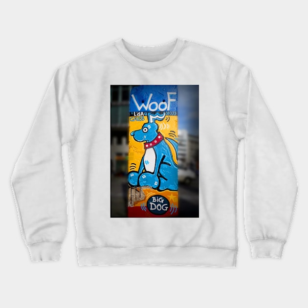 Artwork Street Art Berlin Wall Germany Crewneck Sweatshirt by AndyEvansPhotos